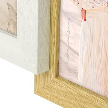 Zep Valokuvakehys DT553W Locarno Valkoinen 5x10x15 1x10x10 cm — 4