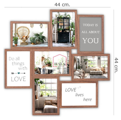 Zep Multi Cornice portafoto MP150 Stockholm Scuro Marrone 8x10x15 cm — 6
