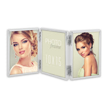 Zep 120TS01-5R Argento Cornice Triplo 3x13x18 cm