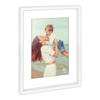 Zep cornice portafoto AW623W Alice bianca 20x30/30x40 (32x42x3) cm — 2