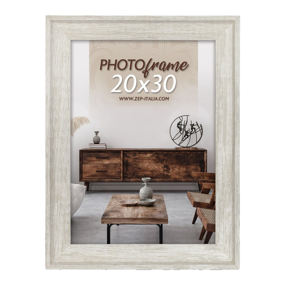 Zep Photo Frame RT534W Torino White 30x40 cm — 2