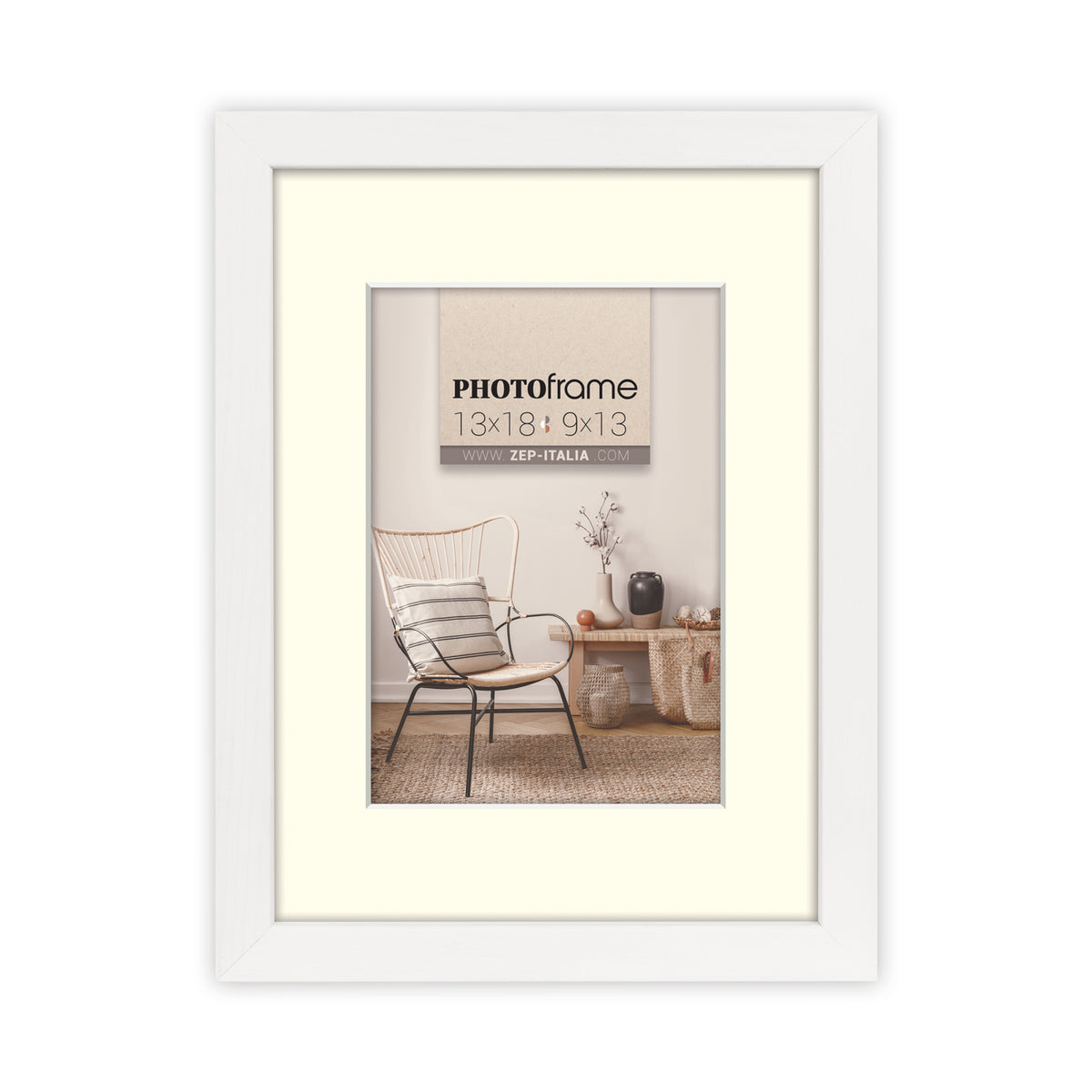Zep Photo Frame V4564W Malmo White 30x45 / 40x60 cm